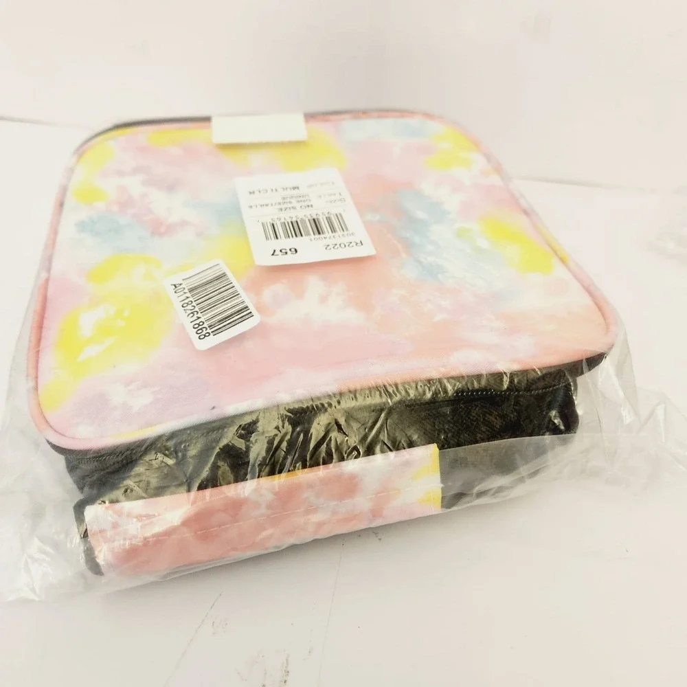 Girls Tie Dye Backpack & Lunch Box Set 2-Piece Multicolour Bookbag‎ School Bag